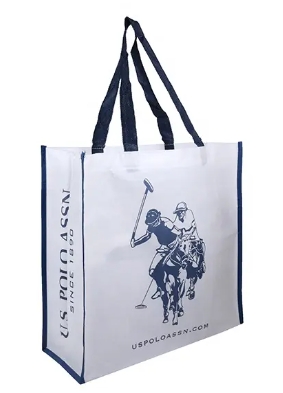 Bio-degradable and compostable gift bag made in PLA nonwoven